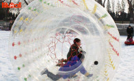 urge girls to purchase zorb ball